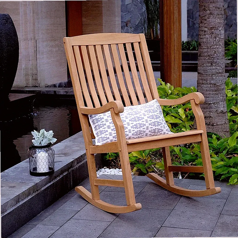 Teak Heavy A-Grade Quality Outdoor Porch Rocking Rocker Chair A+ BBB Rating